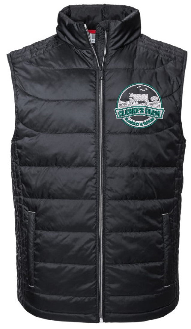 Russell Bodywarmer (With Embroidered Logos)