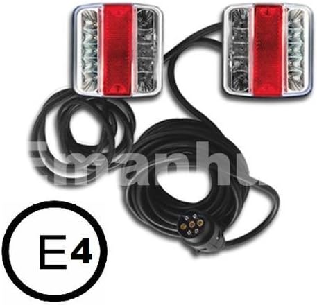 Magnetic Rear Lights Set With 7-Pin Plug LED