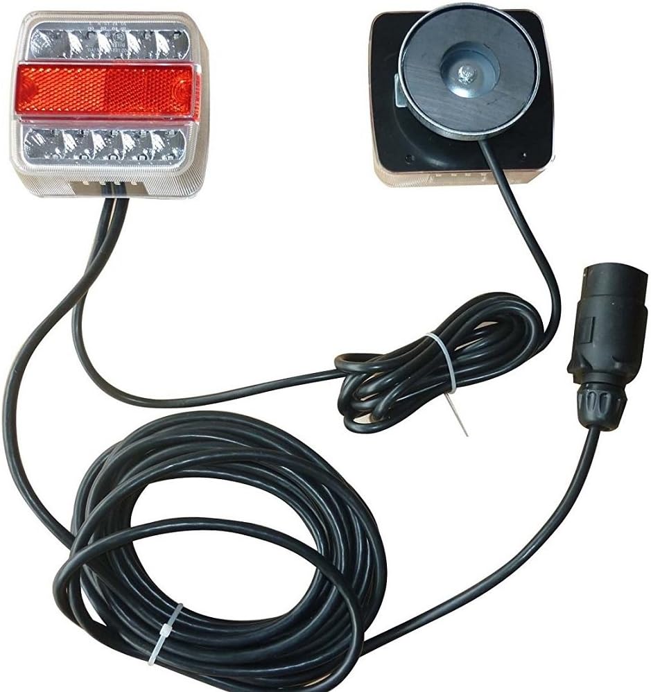 Magnetic Rear Lights Set With 7-Pin Plug LED