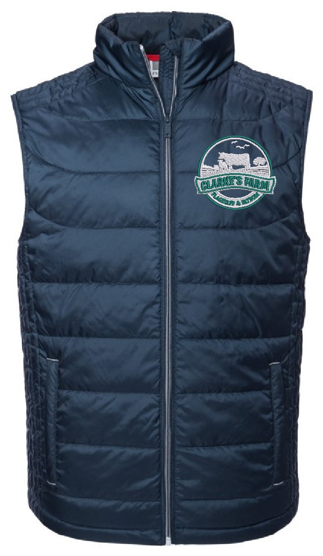 Russell Bodywarmer (With Embroidered Logos)