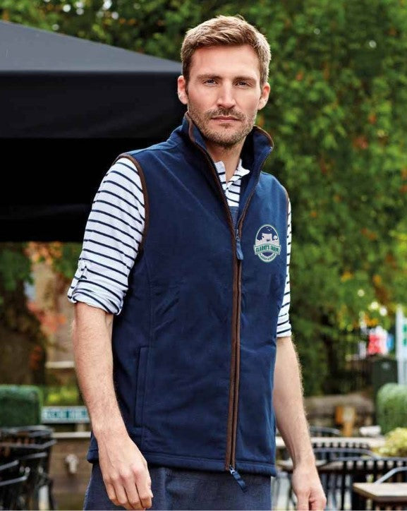 Fleece Gilet (With Embroidered Logos Front & Back)