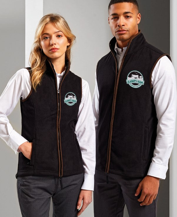 Fleece Gilet (With Embroidered Logos Front & Back)