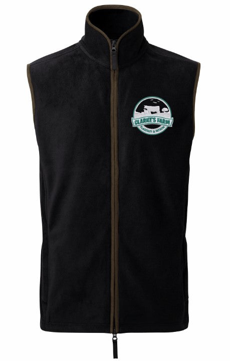 Fleece Gilet (With Embroidered Logos Front & Back)